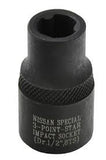8TS Female 3 Point Star Impact Socket E1223