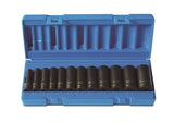 3/8'' Dr. SAE Action Impact Deep Socket Set - 600121202