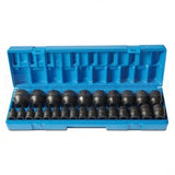 1/2'' Dr. 26 Piece Metric Action Impact Std Socket Set - 605202601