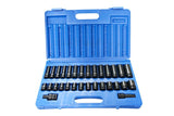 1/2'' Dr. 30 Piece Metric Action Impact Socket Set - 607203001