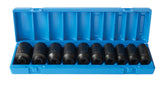 1/2'' Dr. Metric Action Impact Deep Socket Set - 69523105   21mm-36mm